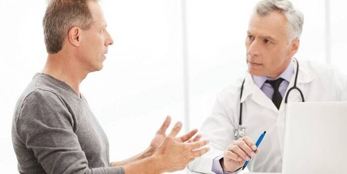 Anzeichen einer Prostatitis