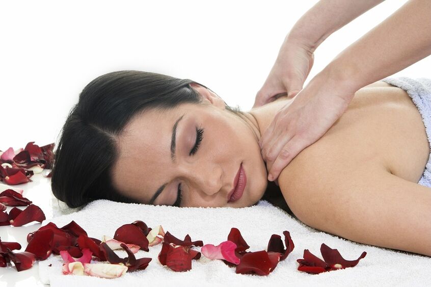 Nackenmassage bei zervikaler Osteochondrose