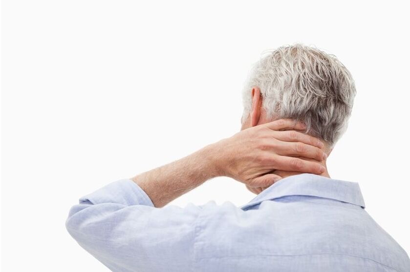 Schmerzen im Nacken aufgrund von Osteochondrose
